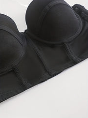 Mesh Push Up Bra Comfortable & Breathable Lingerie