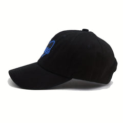 Embroidery Sunshade Baseball Cap Outdoor Peaked Cap
