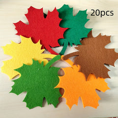 20pcs Removable Autumn Leaves Decoration Thank You Tree Craft