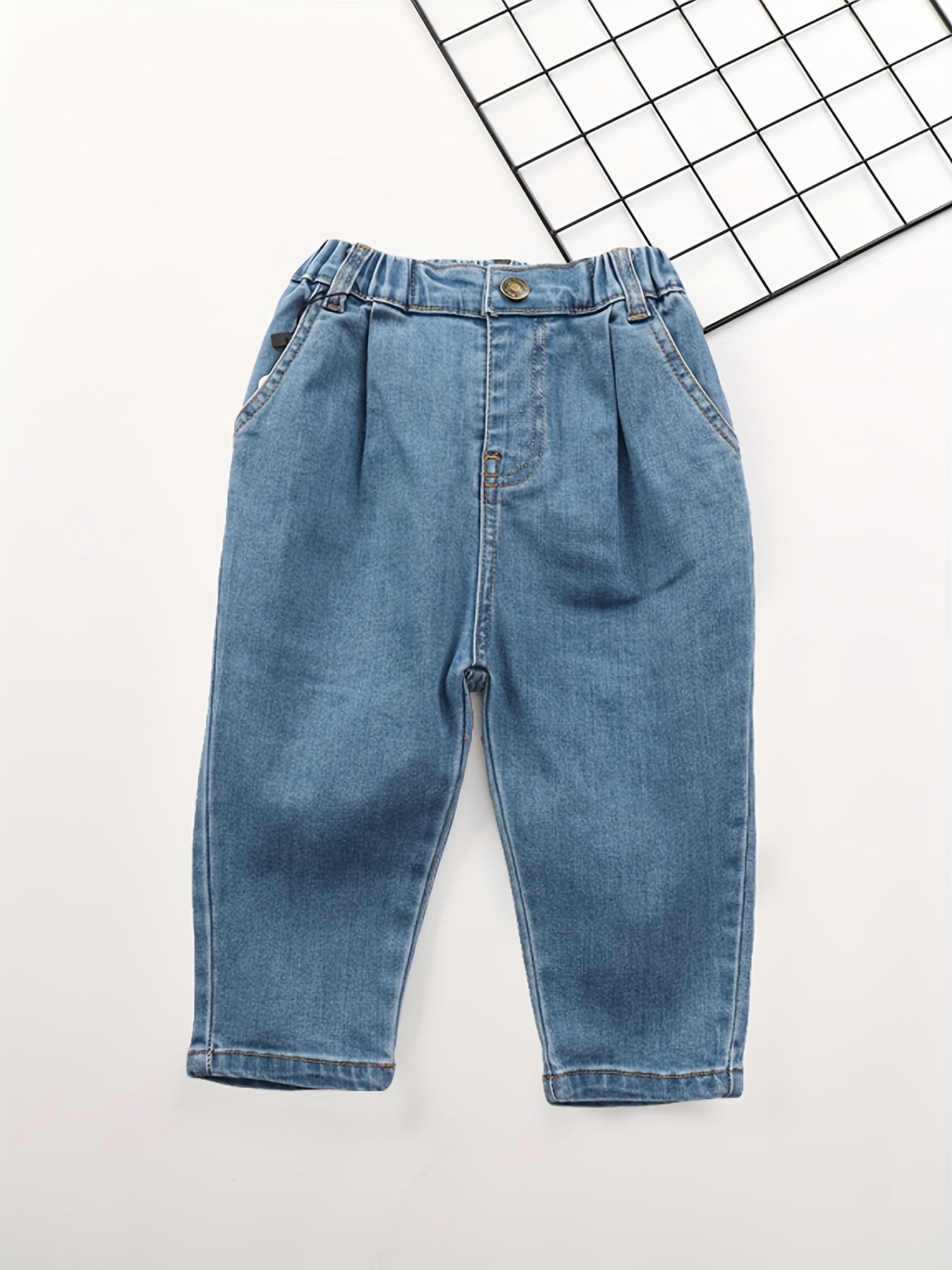 Girls Loose Fit Denim Pants Casual Jeans For Kids