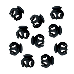 10pcs Mini Hair Claw Clips PVC Hair Accessories for Girls