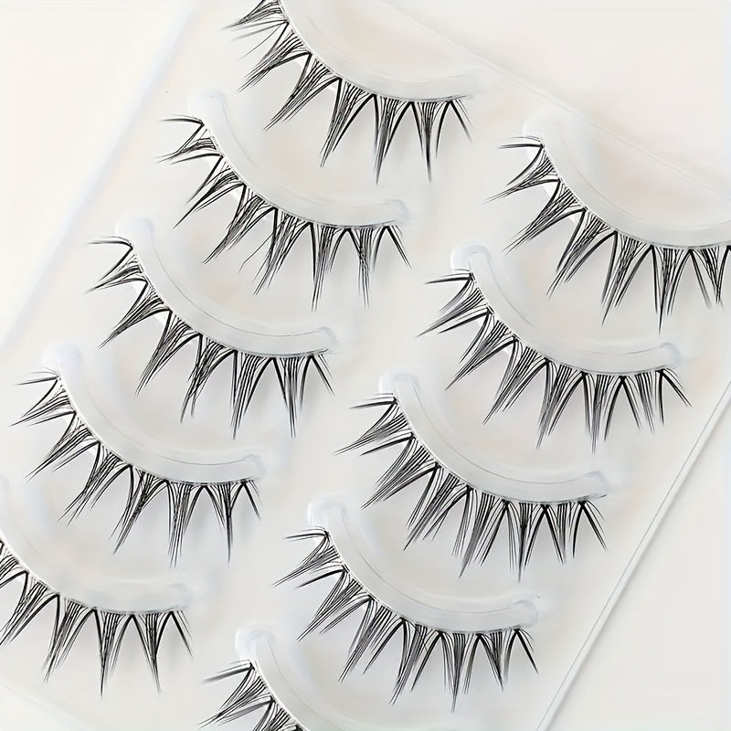 Wispy Manga False Eyelashes Natural Look Short Style TS13