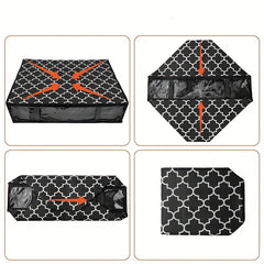 Underbed Storage Box Lightweight Zipper Organzier Clothes Container