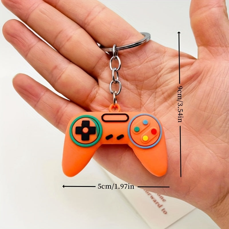4pcs 3D Keychain Pvc Soft Rubber Game Console Remote Control Pendant