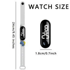 12pcs LED Sports Watch Fitness Tracker 24hr Display Outdoor Activities
