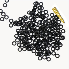 50pcs Dart Shaft & Steel Rings Non Slip Dart Rings - Plastic & Metal Shafts