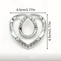 Scarf Ring Clip T Shirt Tie Clips For Women Girls Clothing