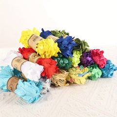 1pc 1 10m Natural Jute Twine Burlap Leaf Ribbon Artificial Vine Green Leaves Wed