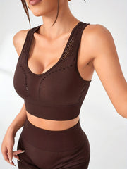 Breathable High Impact Sports Bra Running Fitness Yoga Tank Top