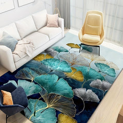 Nordic Style Soft Living Room Area Rug Modern Minimalist Design