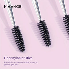 3-in-1 Eyebrow Eyelash Shaper Comb Makeup Brush Set