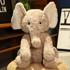 Adorable Elephant Plush Toy Throw Pillow Soft Home Decor Gift for Friends