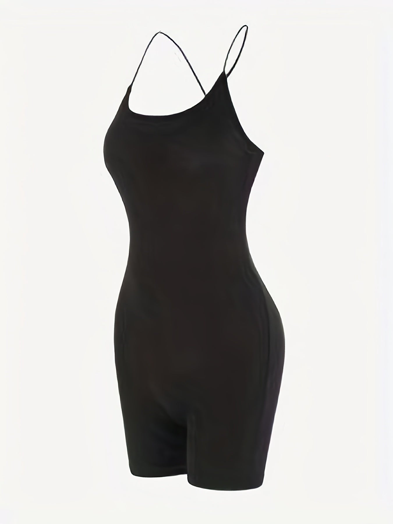 Sexy Spaghetti Romper Jumpsuit Cross Back Summer Clothing