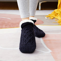Plush Lined Socks Soft & Warm Floor Socks Women's Stockings