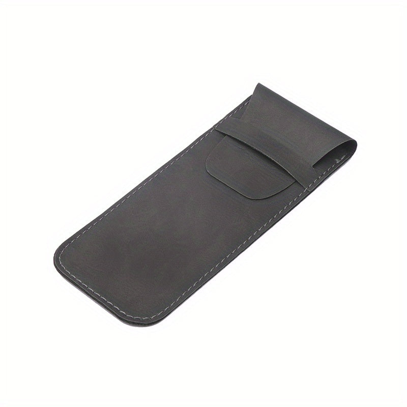 Retro PU Leather Eyeglasses Case Travel Soft Glasses Bag
