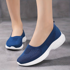Women's Slip On Mesh Sneakers Lightweight Breathable Walking Shoes