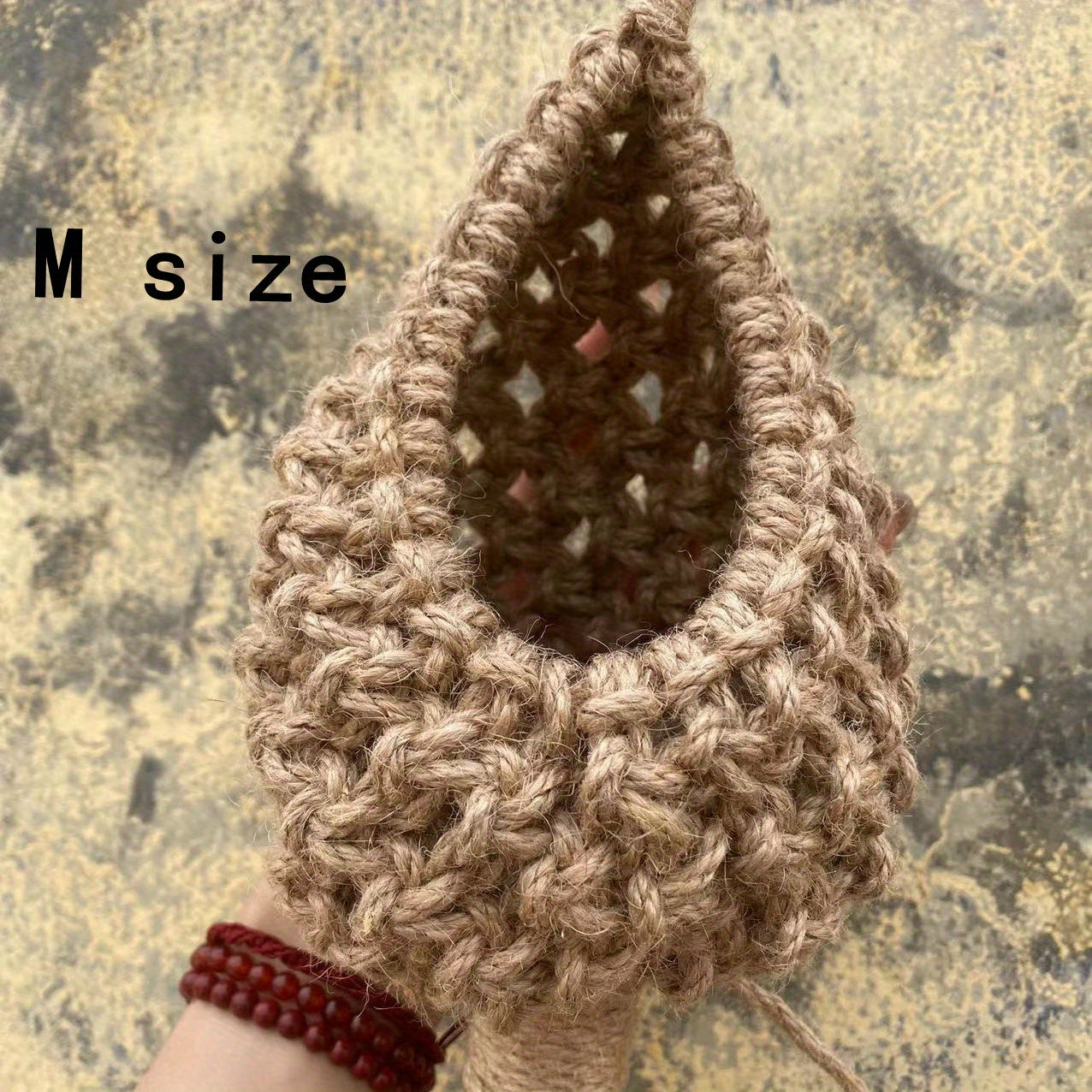 Hand Woven Teardrop Birds Cages Nest Roosting Grass Bird Hut Hanging House
