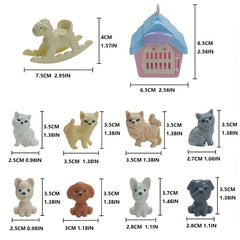 Children's Playhouse Toy Scene Puppy Kitten Pet DIY Toy Set