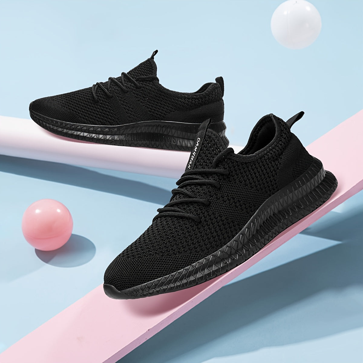 Women's Lace Up Mesh Running Shoes Lightweight Sports Sneakers