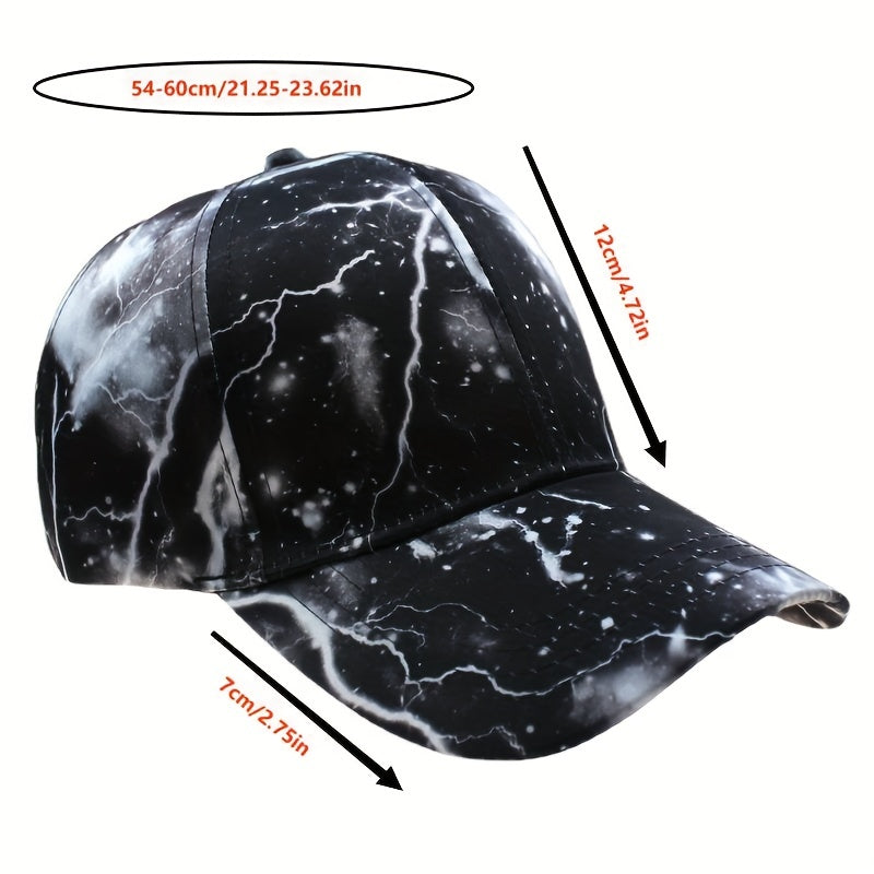 Tie Dye Print Baseball Cap Hip Hop Sun Hats Couple Dad Hats