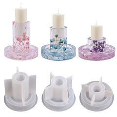 Christmas Candle Silicone Molds for Resin Epoxy