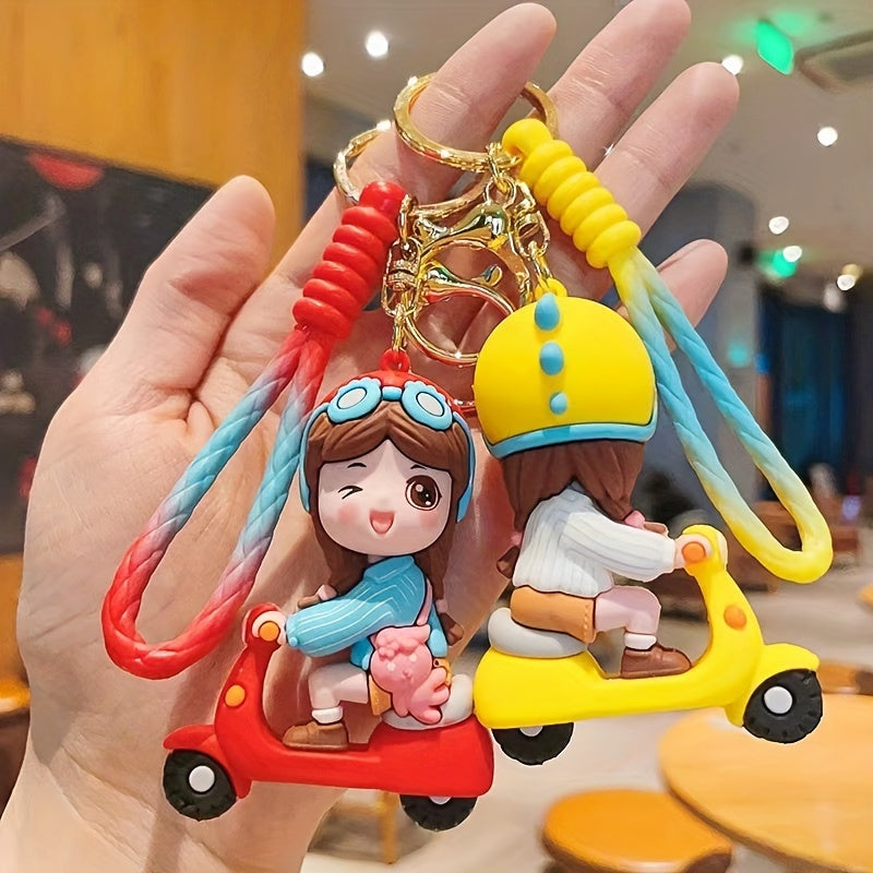 Cartoon Doll Keychain Backpack Decorative Small Pendant