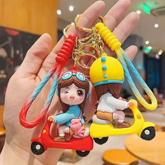 Cartoon Doll Keychain Backpack Decorative Small Pendant