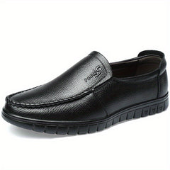 Men's Comfy Moc Toe Loafer Shoes Slip On Non-slip Shoes