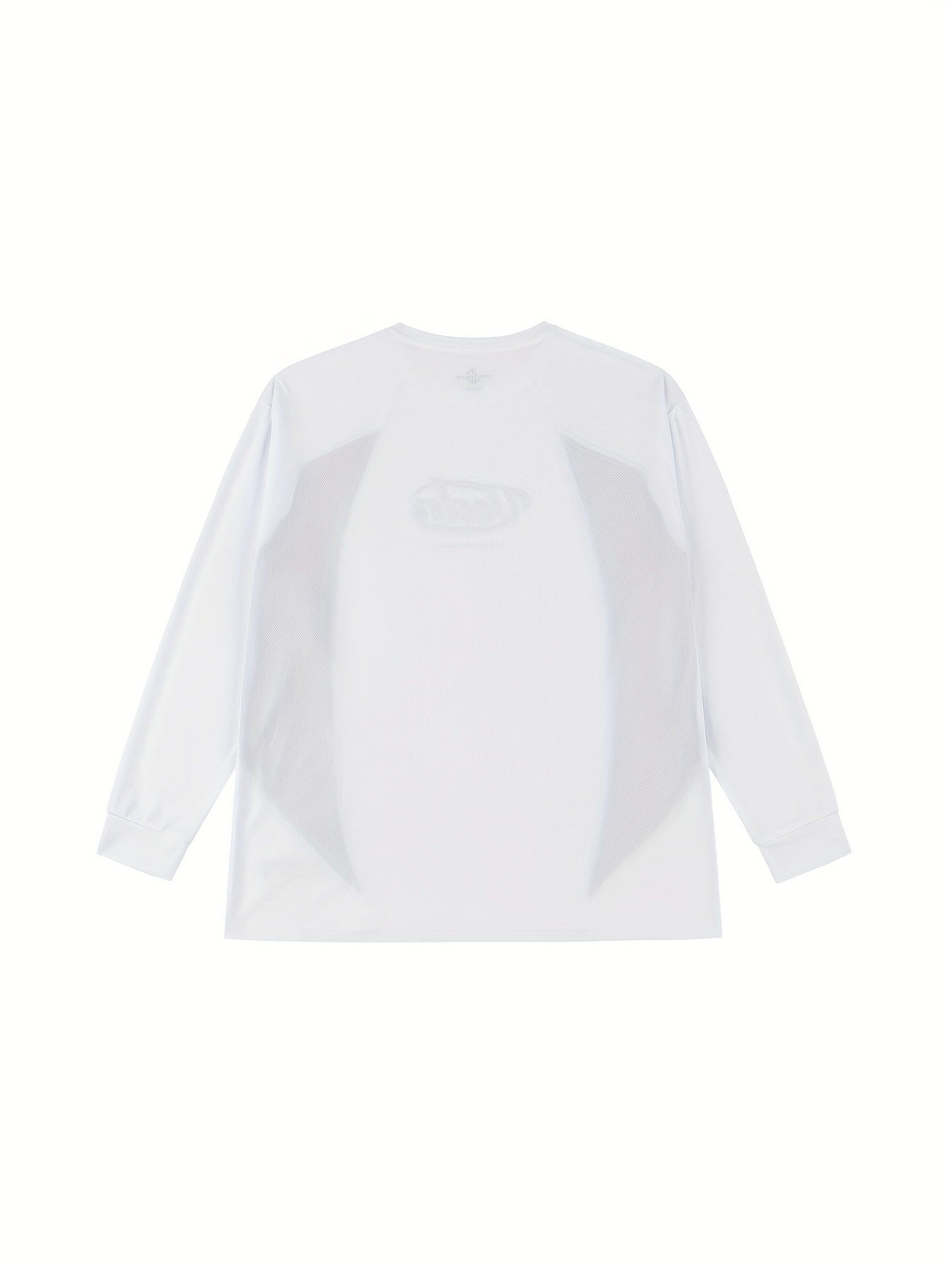 Block Pattern Print Men's Graphic Crew Neck Long Sleeve Active T shirt