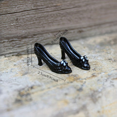Elegant Food Toy for Dollhouses with High Heeled Model Accessory
