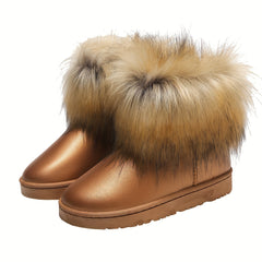 Women's Waterproof Non slip Thickened Plus Velvet Snow Boots