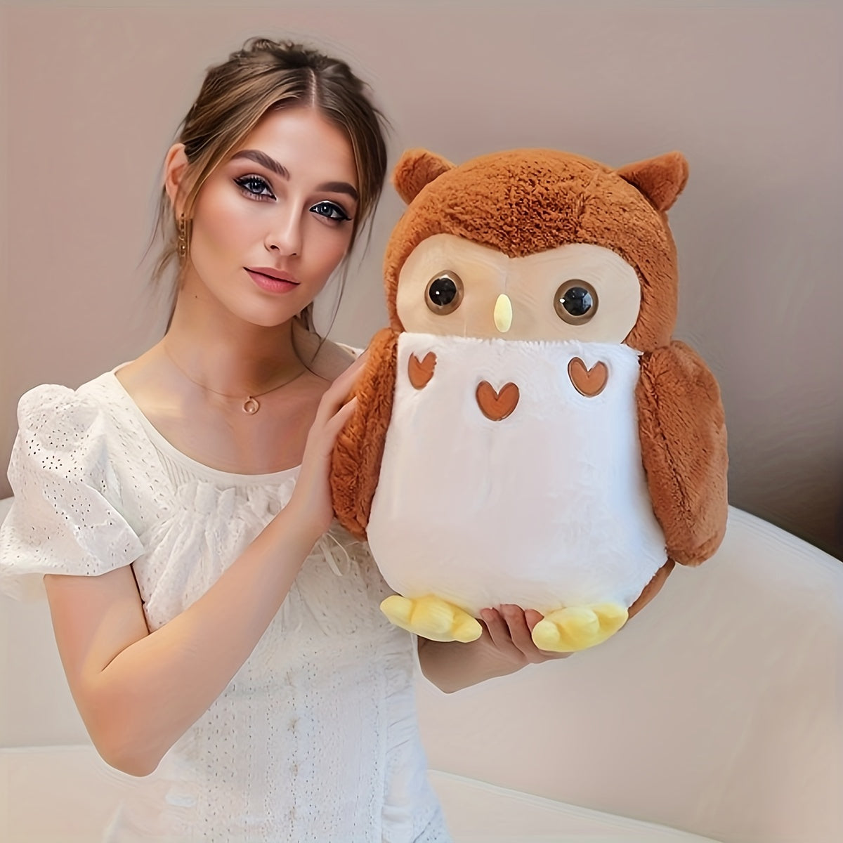 Soft Owl Plush Toy Owl Doll Pillow Birthday Gift Home Decor