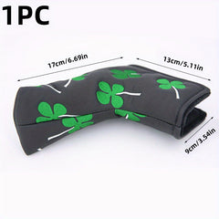Stylish Shamrock Pattern Golf Putter Cover