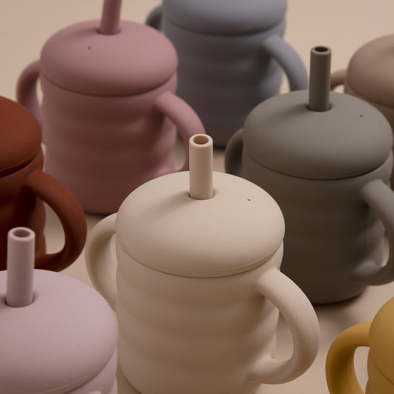 Kids Straw Cup Baby Feeding Drinkware Children Water Bottle