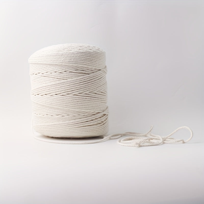 4 Strand Macrame Cord Christmas Decor Cotton Thread for DIY Knitting Crocheting