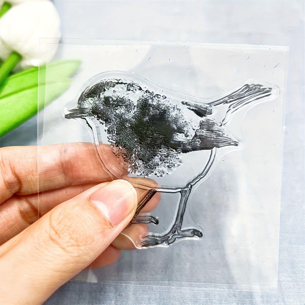 Bird Background Transparent Silicone Stamp