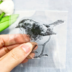 Bird Background Transparent Silicone Stamp