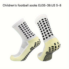 Non Slip Football Socks for Soccer Rugby Basketball Running EU35-39 Kids EU38-44