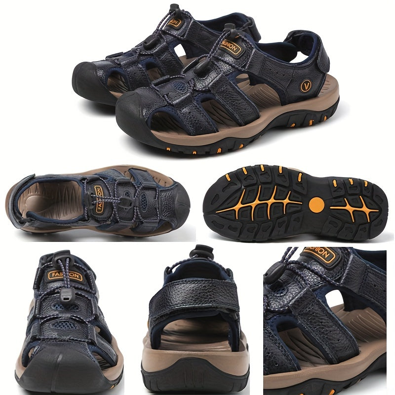 Men's Closed Toe Sandals for Hiking Beach Spring Summer