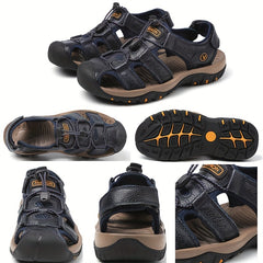 Men's Closed Toe Sandals for Hiking Beach Spring Summer
