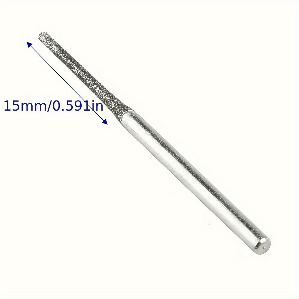 10pcs 1 2mm Diamond Drill Bit for Gemstones Jewelry Engraving Hole Tool