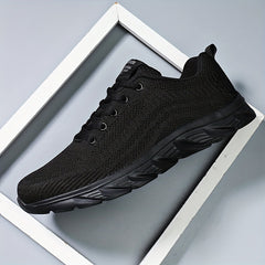 Men's Running Shoes Lace up Sneakers Athletic Shoes
