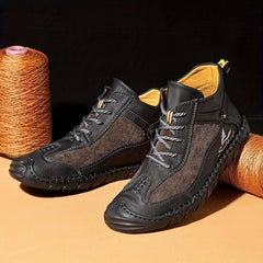 Men's High Top Chukka Boots Outdoor Non Slip Lace Up Boots