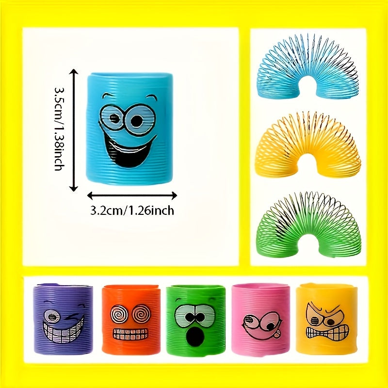Funny Educational Mini Spring Coil Fidget Toys - 24pcs Bulk Party Favors