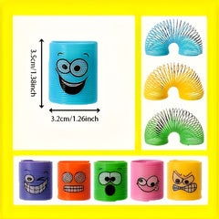 Funny Educational Mini Spring Coil Fidget Toys - 24pcs Bulk Party Favors