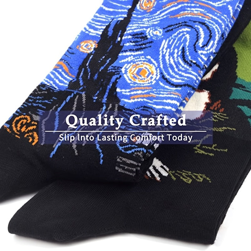 Art Painting Series Socks Women's Stockings