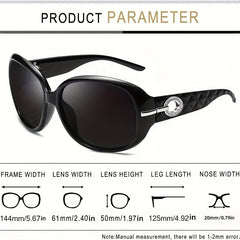 2pcs Driver Sunglasses Large Oval Sunglasses Men And Women