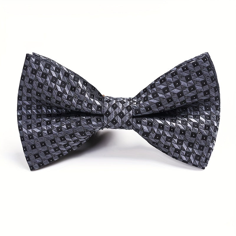 Men's Jacquard Bow Tie Casual Silk Bow Tie