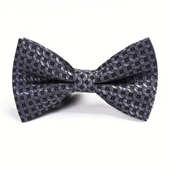 Men's Jacquard Bow Tie Casual Silk Bow Tie