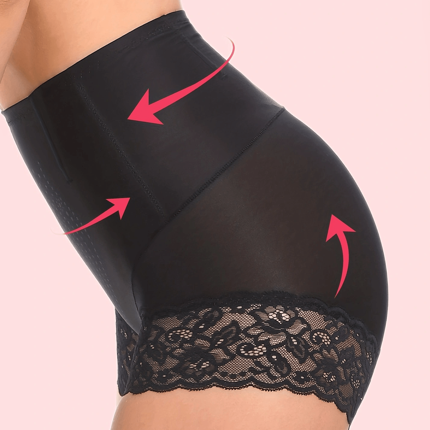 Lace Waist Shaping Panties Bikini Underwear To Lift & Shape Buttocks